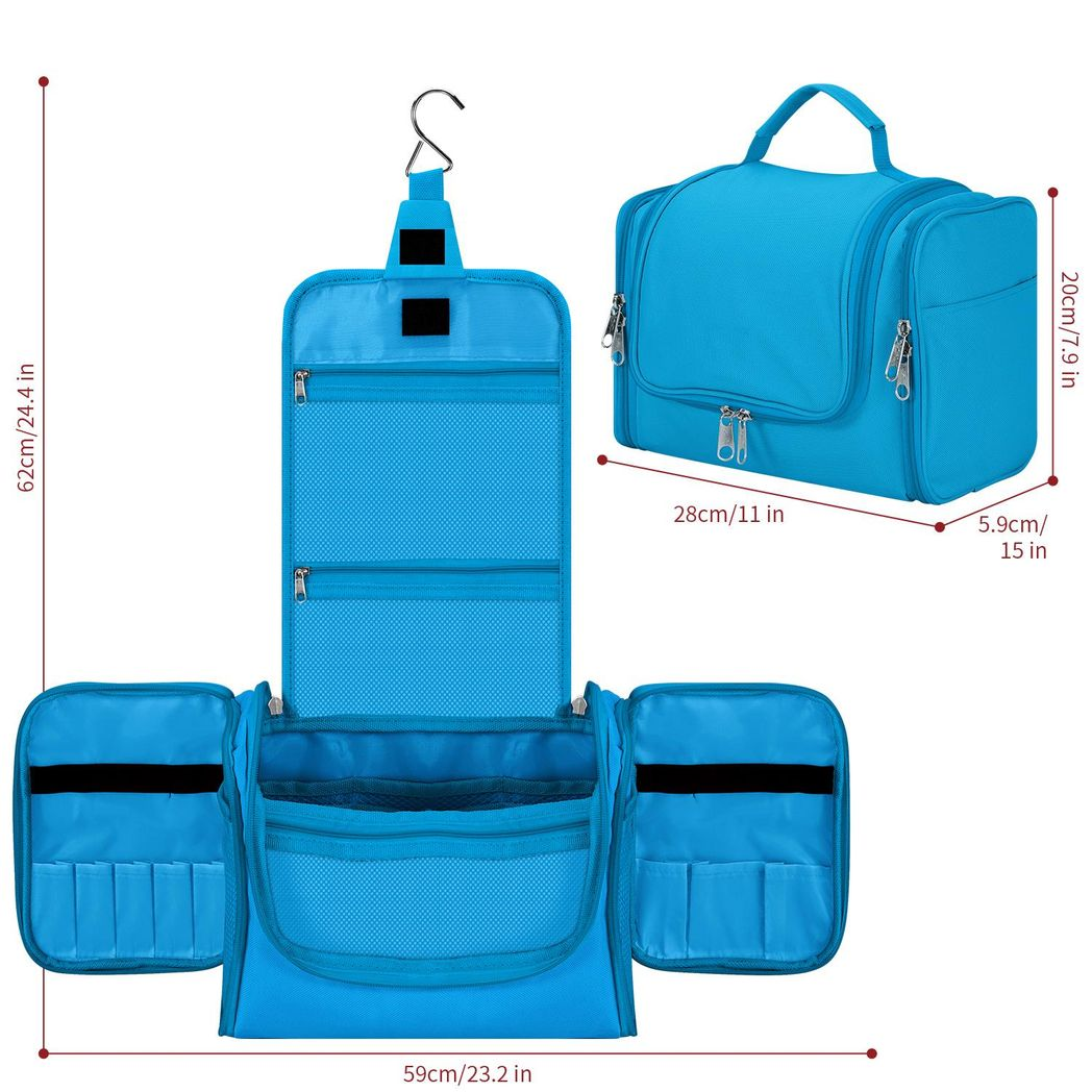 Vinsani Toiletry Bag Blue