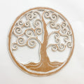 100cm Handcarved Wooden Round Tree Of Life
