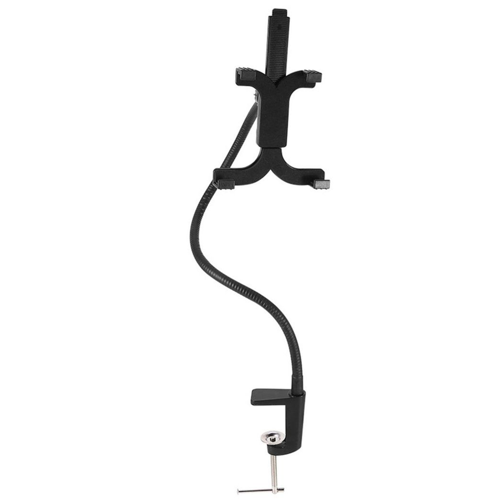 AQ 360 Aluminium Alloy Rotating Tablet Holder Adjustable Gooseneck -Black