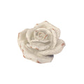 Flower on a Base Garden Ornament Resin Art Sculpture Figurine Stone Look 18cm
