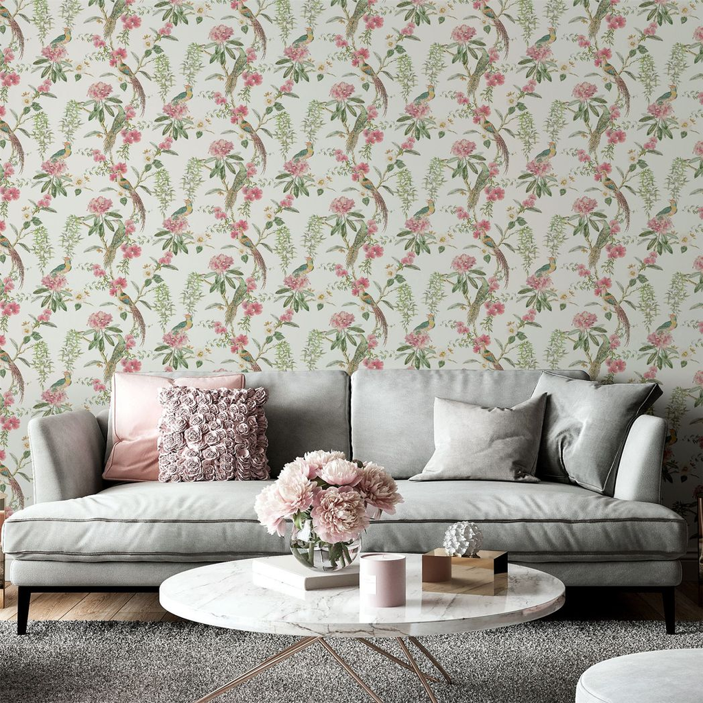 Exotic Garden Pink Green sw12