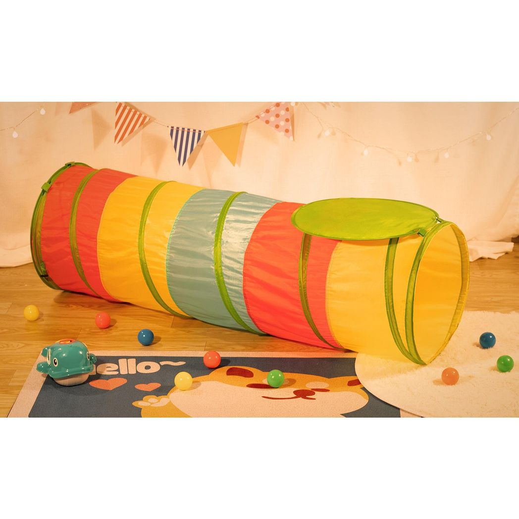 SOKA Play Tunnel Multicoloured Pop Up Jungle Indoor or Outdoor Garden Play Tents
