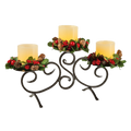 LED Candle Set with Metal Stand
