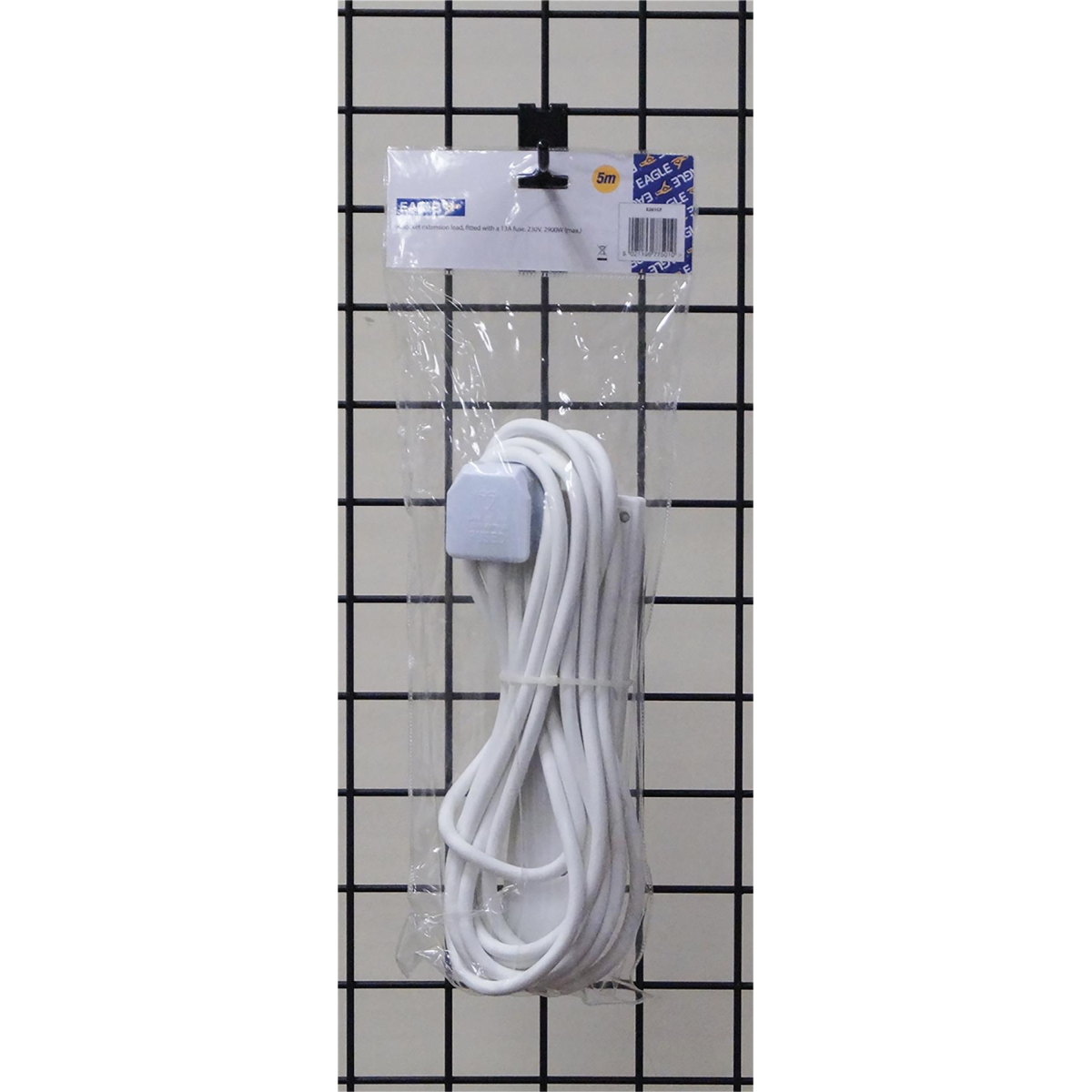 Eagle 4 Gang 5 Metre 13 A Extension Cable- E201CF