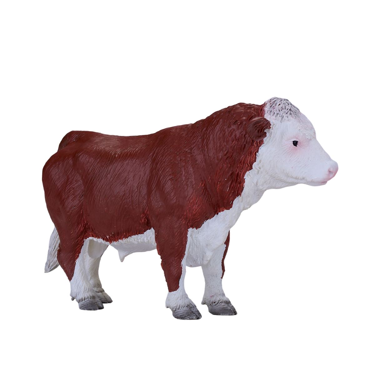 Hereford Bull Toy  Farm Animal Figurine