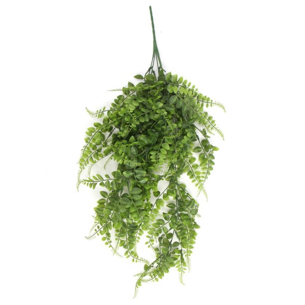 Pack of 6 x Hanging UV and Fire Resistant Artificial Green Pothos Plant 85cm