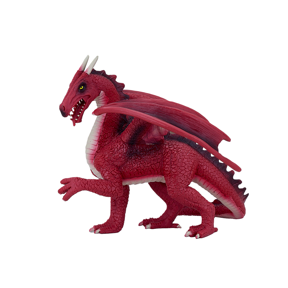 Red Dragon Toy  Fantasy Mythical Creature Figure