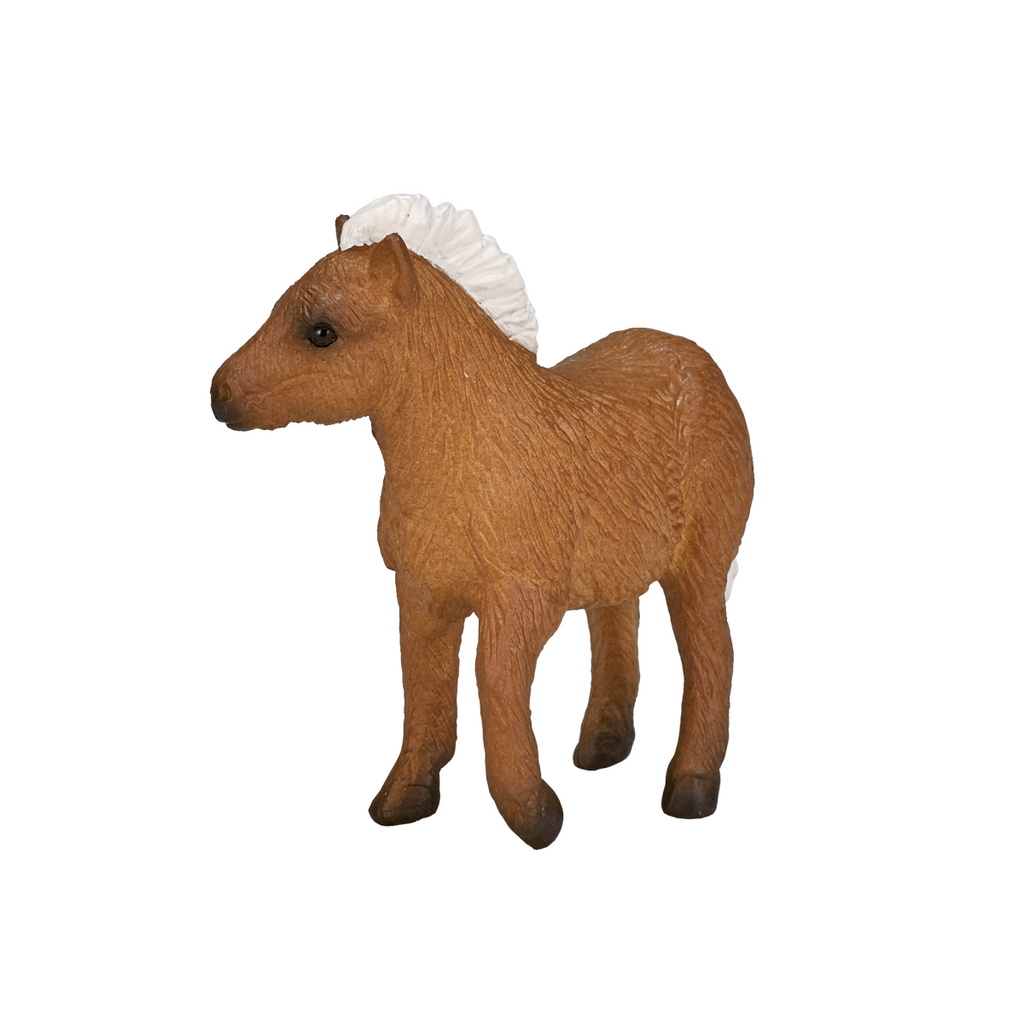 Shetland Foal Toy Figure  Realistic Horse Figurine