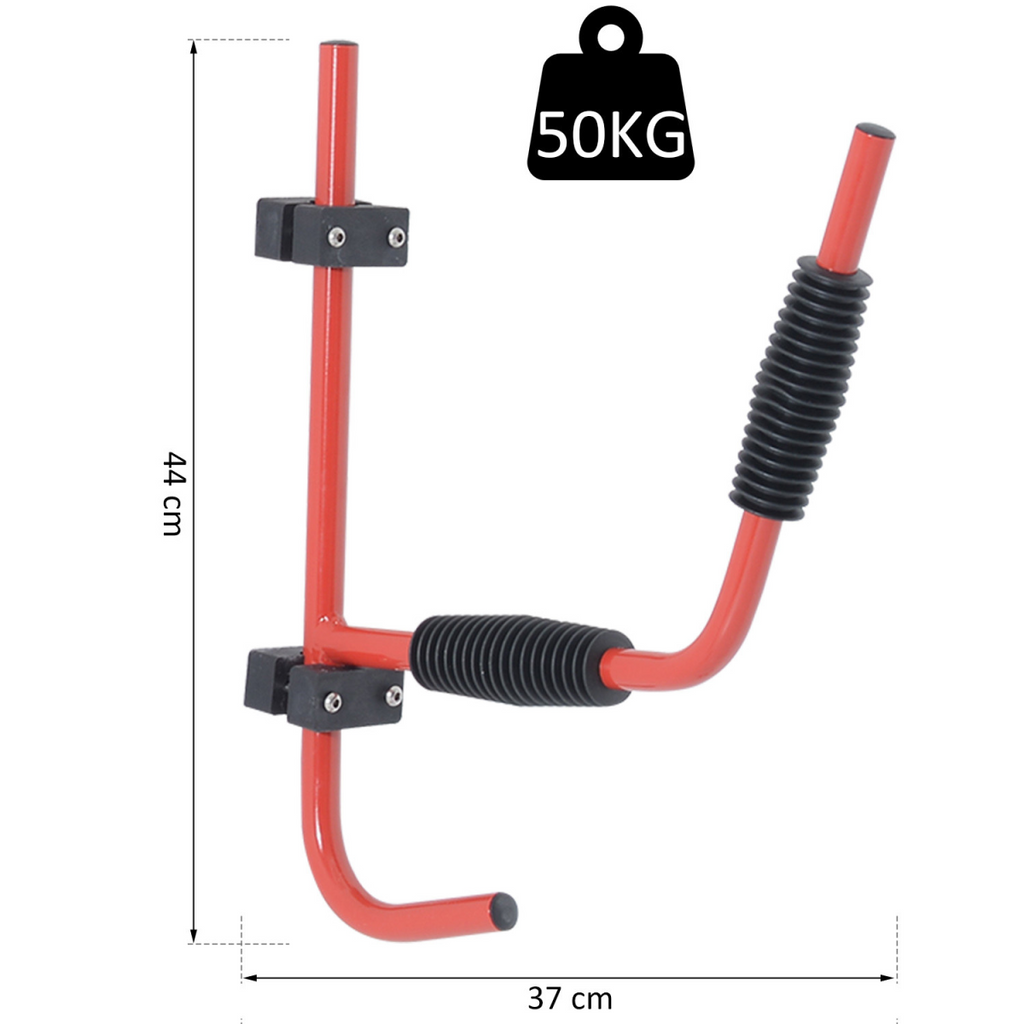 Kayak Wall Mount Rack Heavy Duty Storing Storage Hangers Canoe Fixings HOMCOM