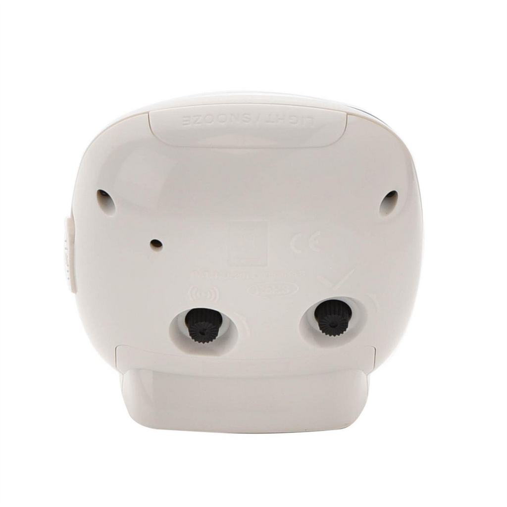 Wm Widdop Alarm Clock Dome Lens Sweep Snooze Light - White