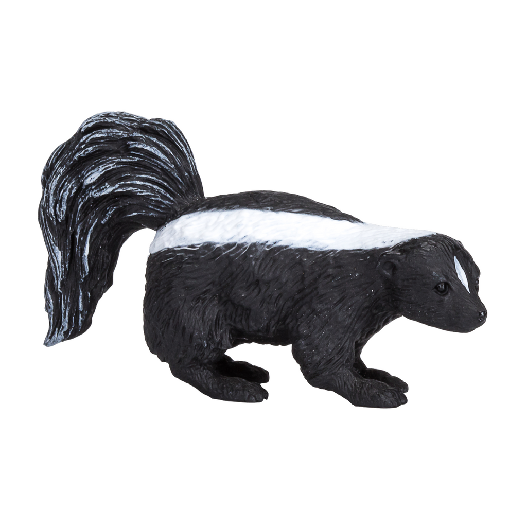 Skunk Toy  Realistic Woodland Animal Figurine