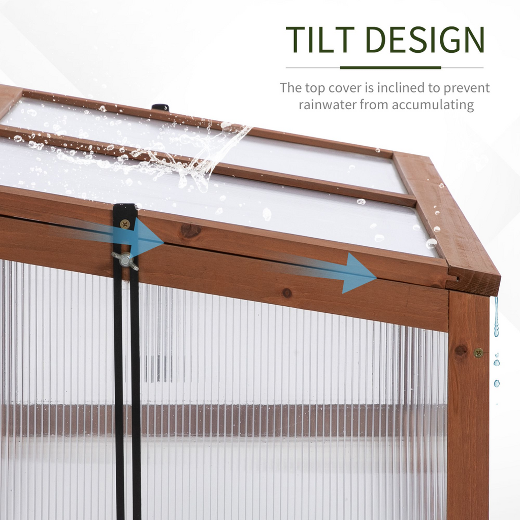 Wooden Cold Frame Greenhouse