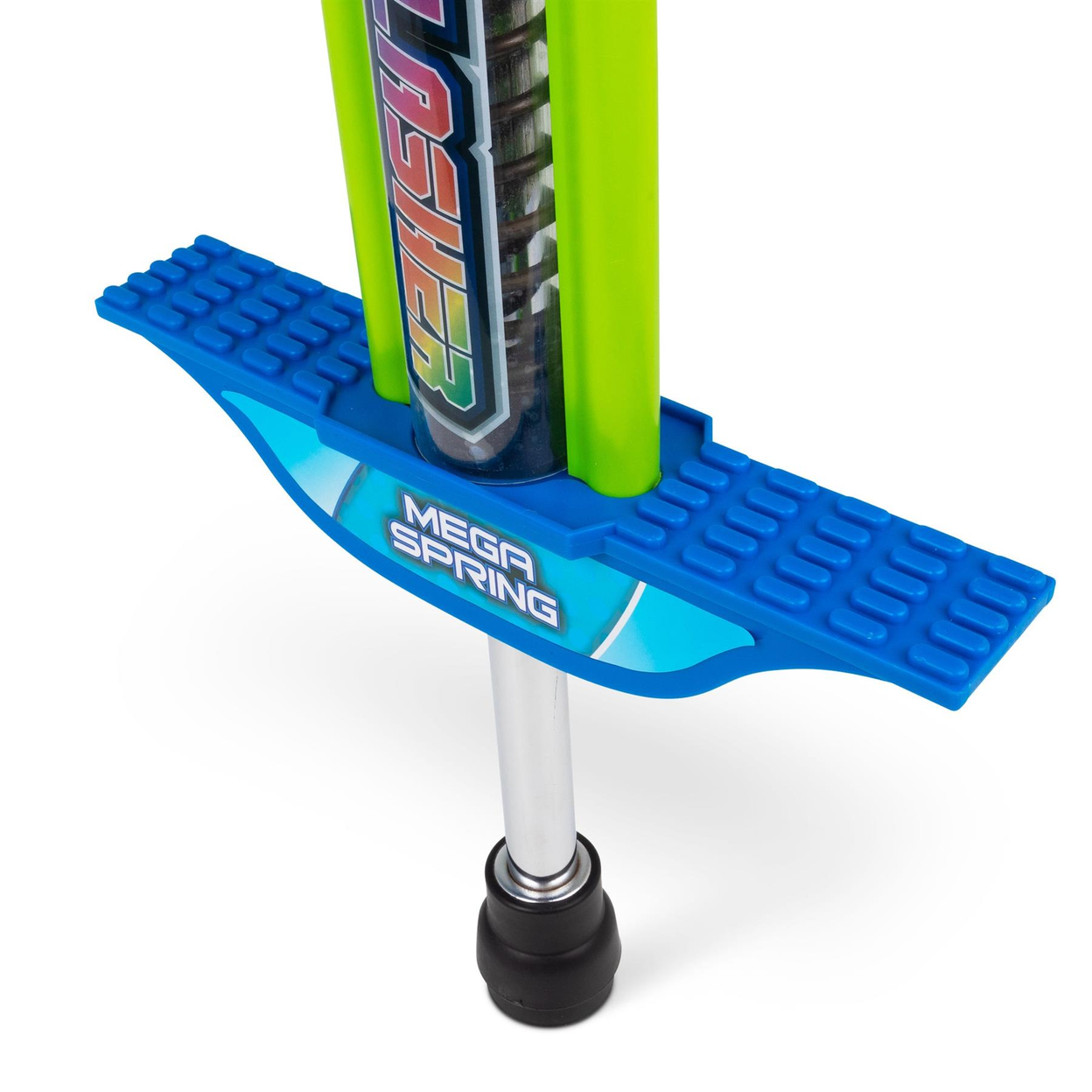 Pogo Stick – Ozbozz Go Light Up Spring powered 89cm Blue Outdoor Garden Game