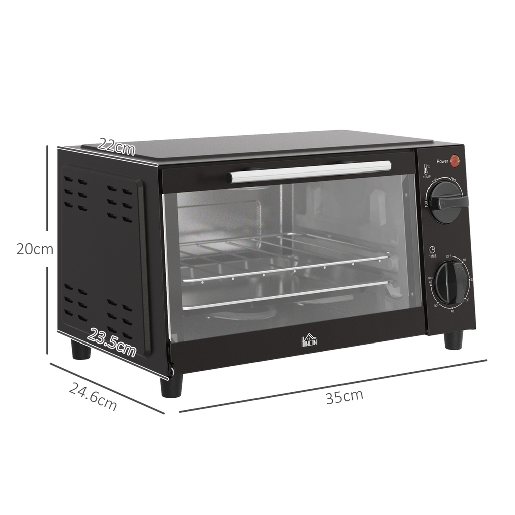 Mini Oven, 9L Countertop Electric Grill, Toaster Oven  750W