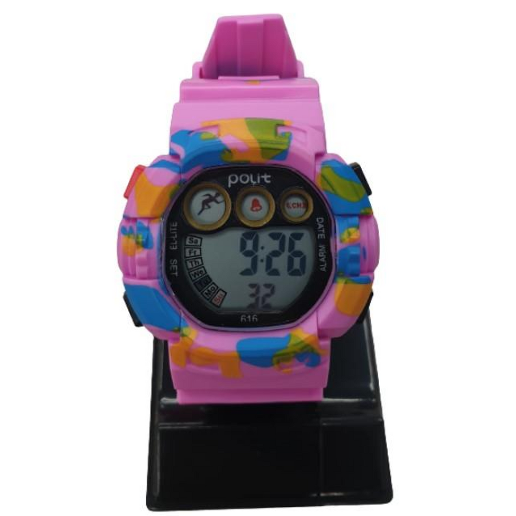 Polit Army Childrens Boys Sports Digital Waterproof Small Face assorted stlyes