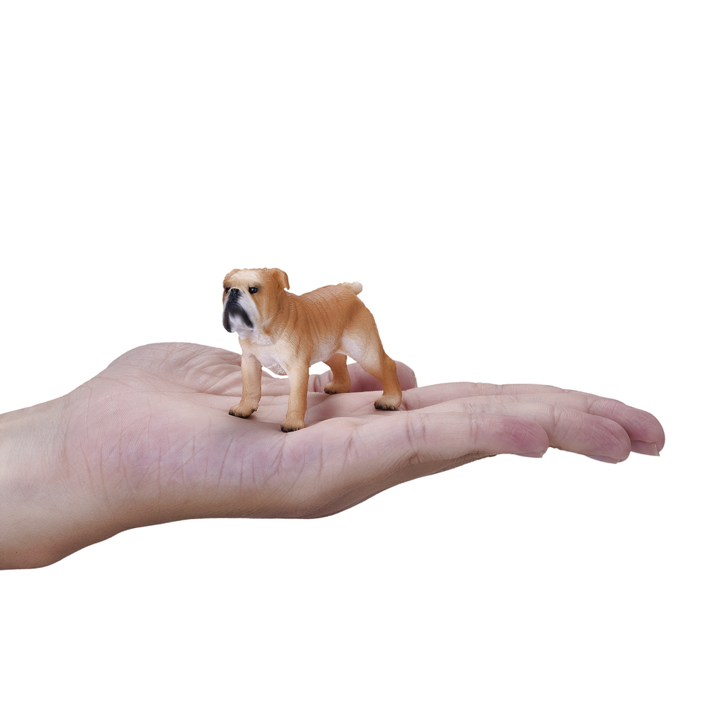 English Bulldog Toy  Realistic Pet Figurine
