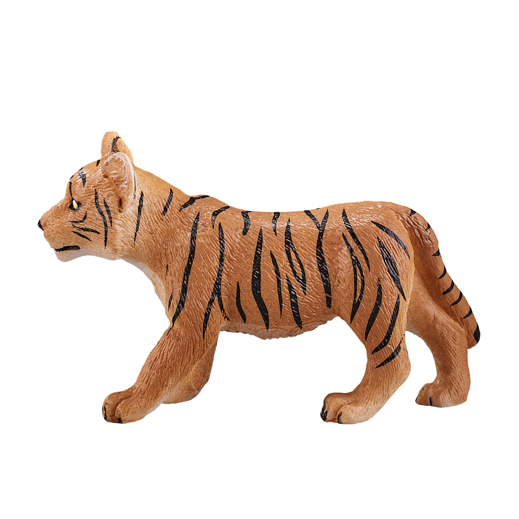Tiger Cub Standing Toy  Realistic Big Cat Figure