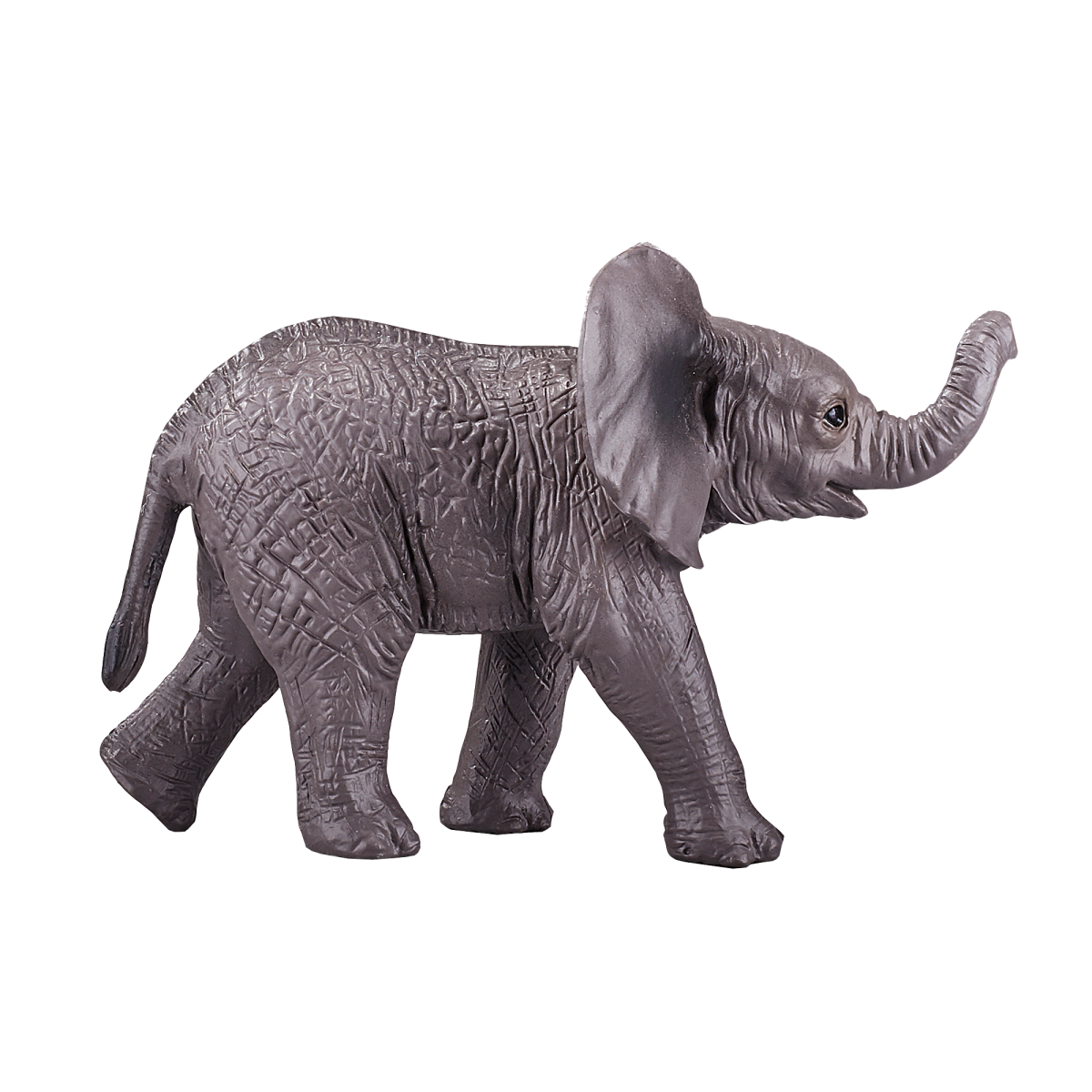 African Elephant Calf Toy  Realistic Wildlife Figurine