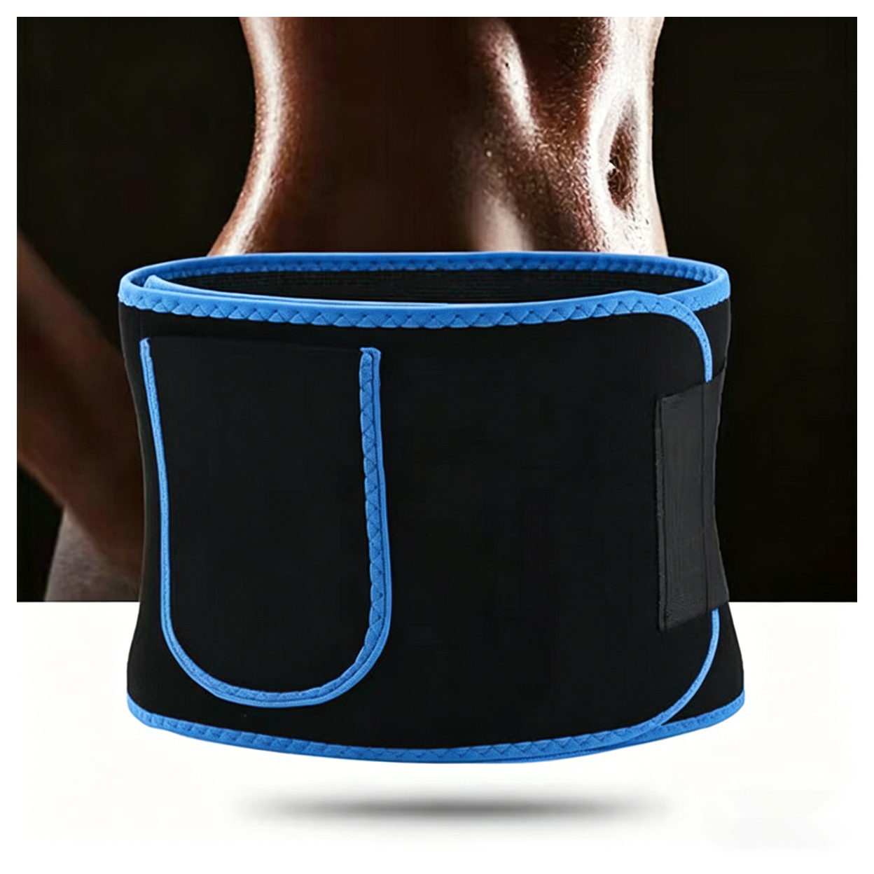 Waist Trimmer Belt Sport Workout Shaper Burner Slimming Belt with Phone Pocket
