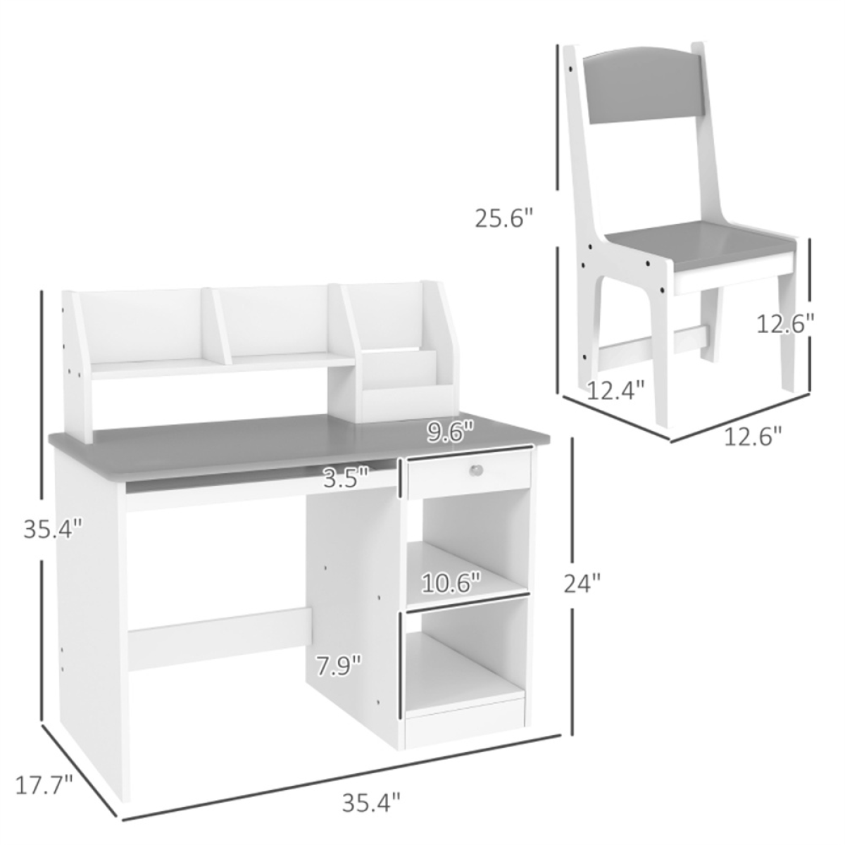 Kids Desk and Chair Set