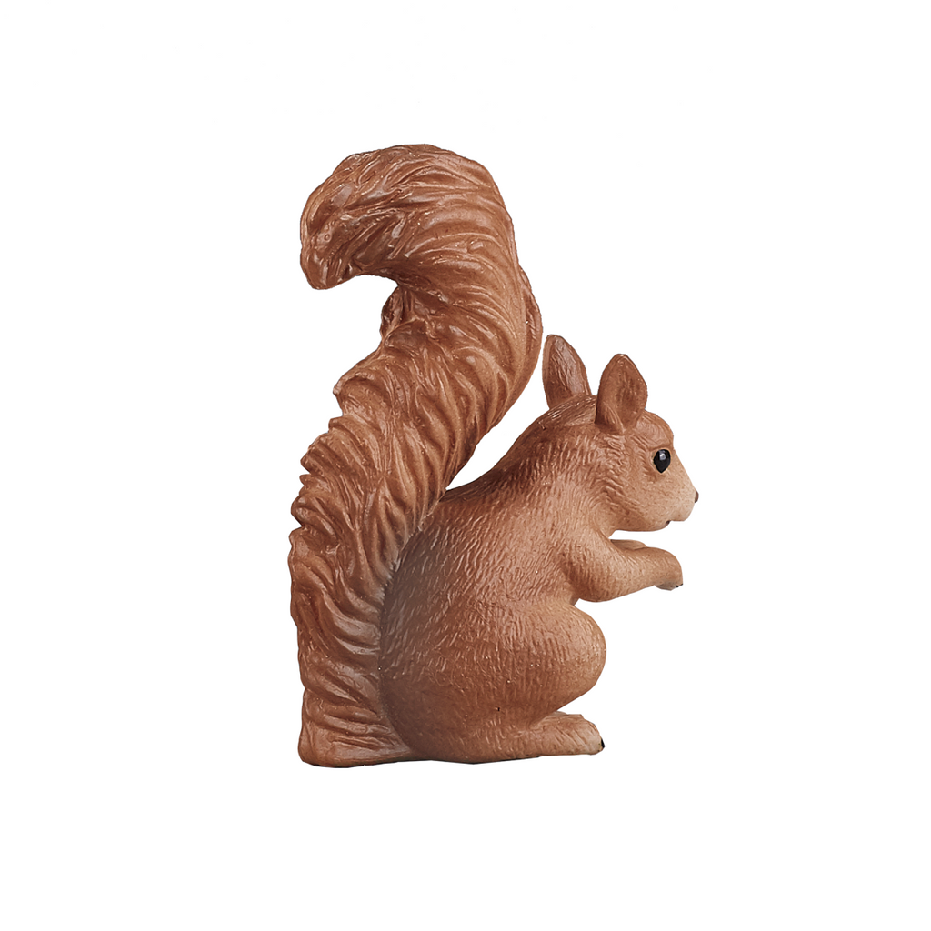 Squirrel Standing Toy  Realistic Woodland Animal Model