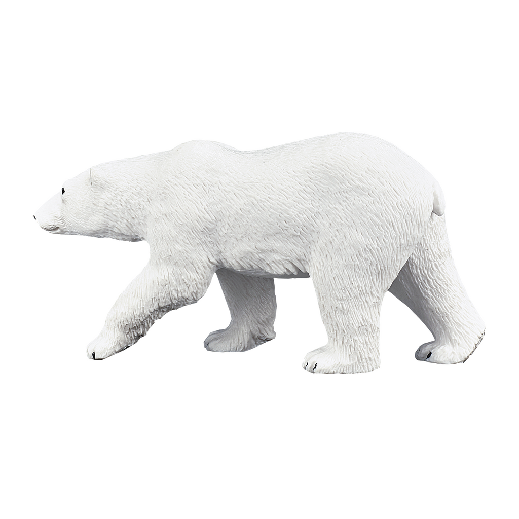 Polar Bear Toy Figure  Realistic Arctic Animal Model