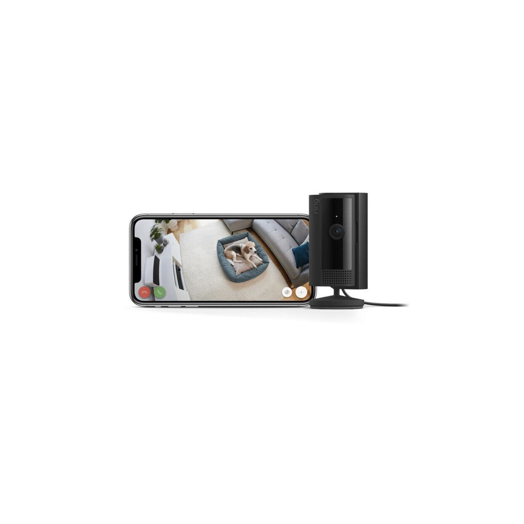 Ring Indoor Camera 2nd Gen Security Cam 1080p HD Video Black