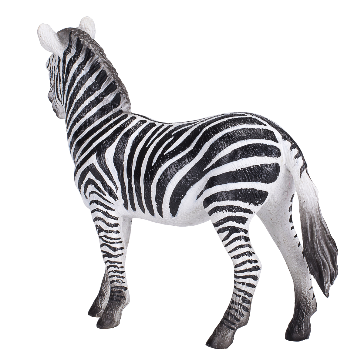 Zebra Mare Toy  Realistic African Wildlife Figurine
