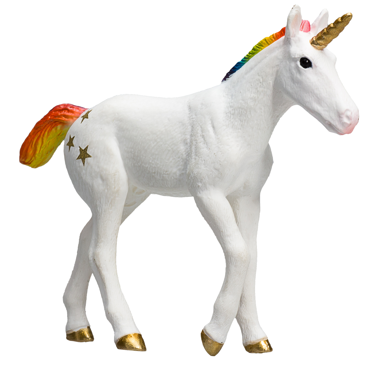 Rainbow Unicorn Baby Toy  Fantasy Mythical Creature Figure