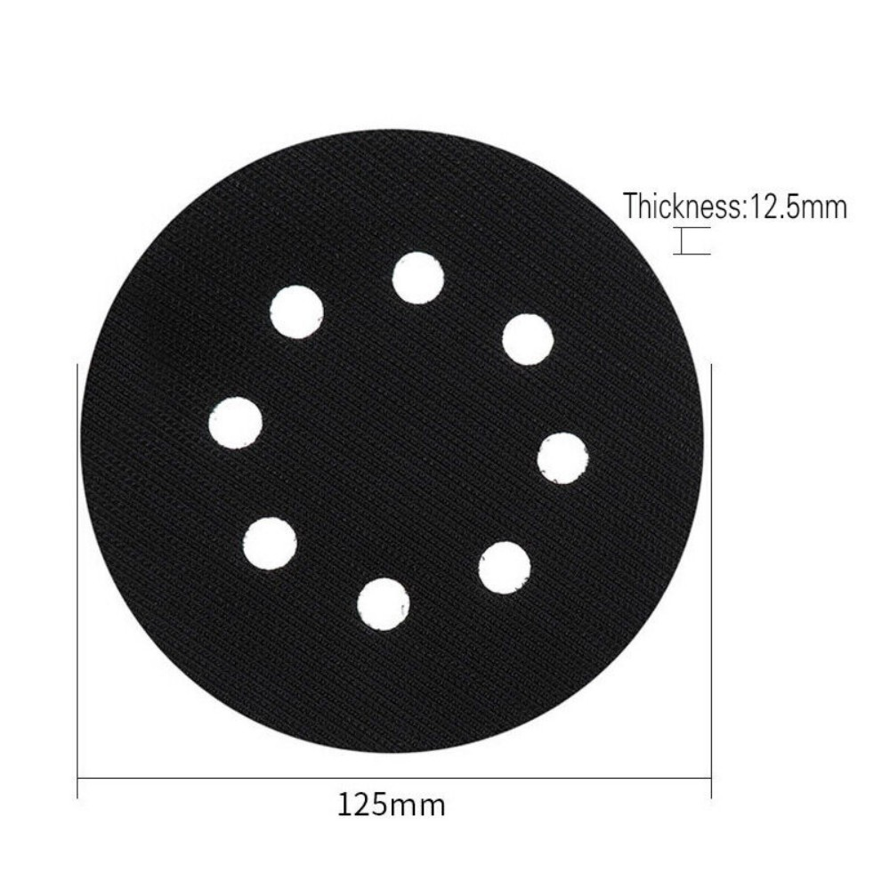2Pcs 125mm/5inch Diameter Soft Buffer Sponge Interface Cushion Pad Sanding Pads