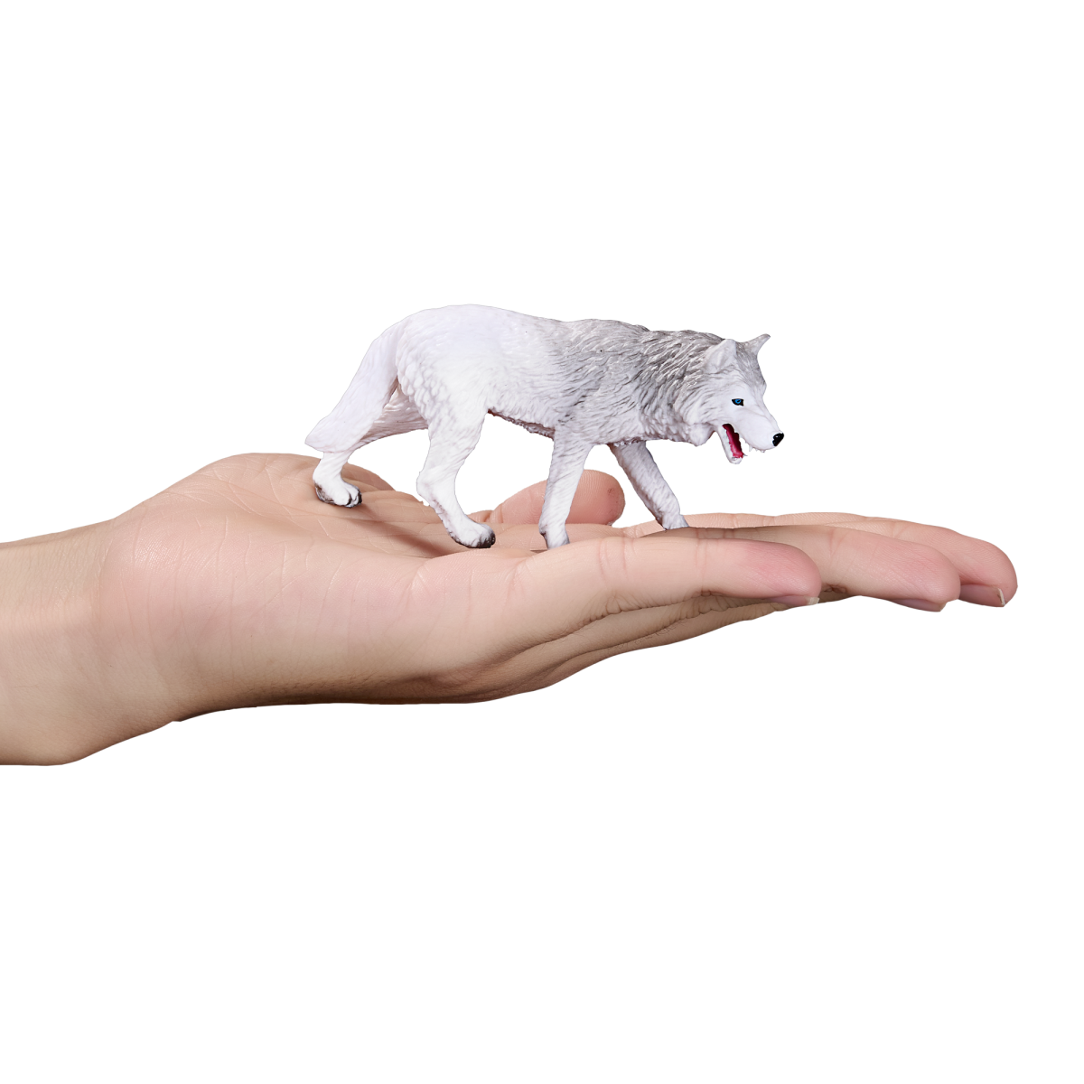Arctic Wolf Toy  Realistic Wildlife Animal Figure