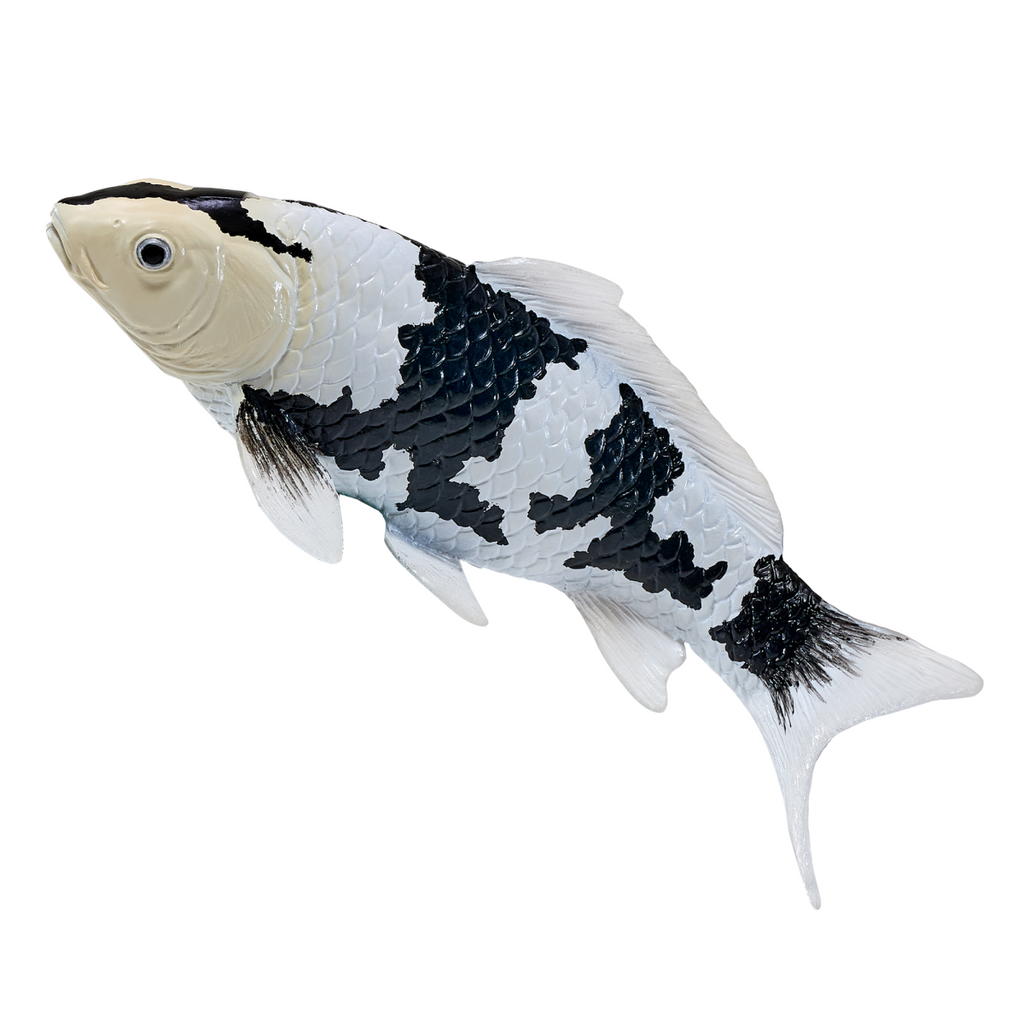 Koi Carp Shiro Utsuri Toy  Realistic Fish Figurine