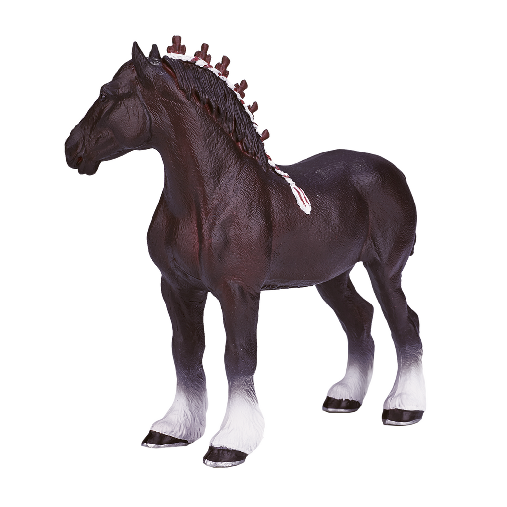 Shire Horse Toy  Realistic Equestrian Figurine