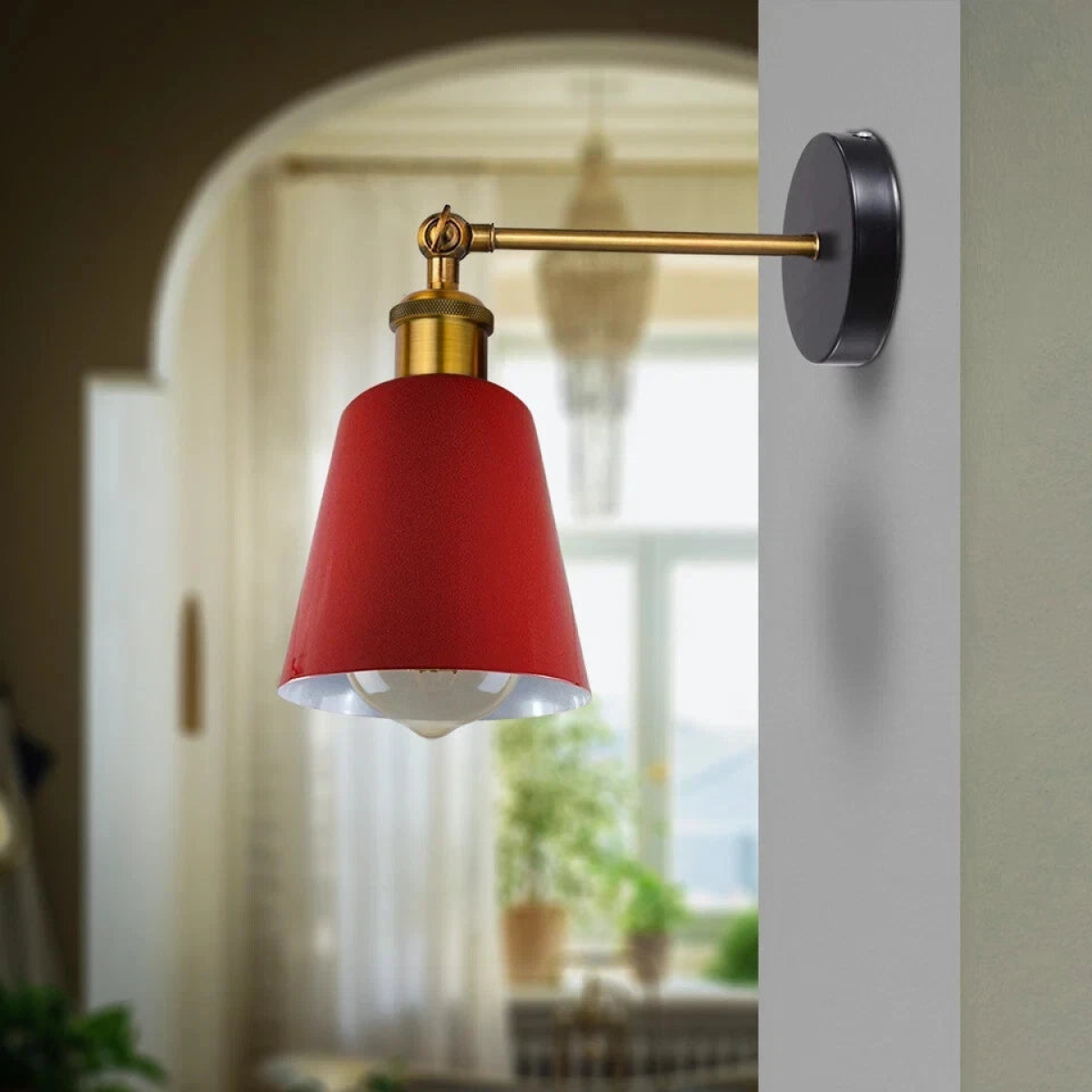 Industrial Metal Wall Mounted Wall lamp Fitting E27 Wall Lighting Fixture ~6212