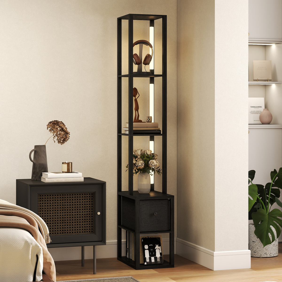 Bathroom Storage Cabinet-White