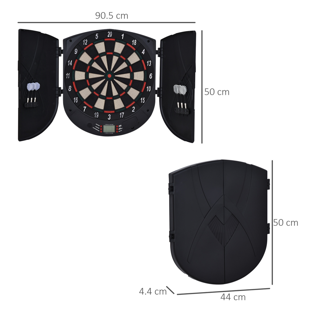 Electronic Dartboard Set 26 Games and 185 Variations with 6 Darts
