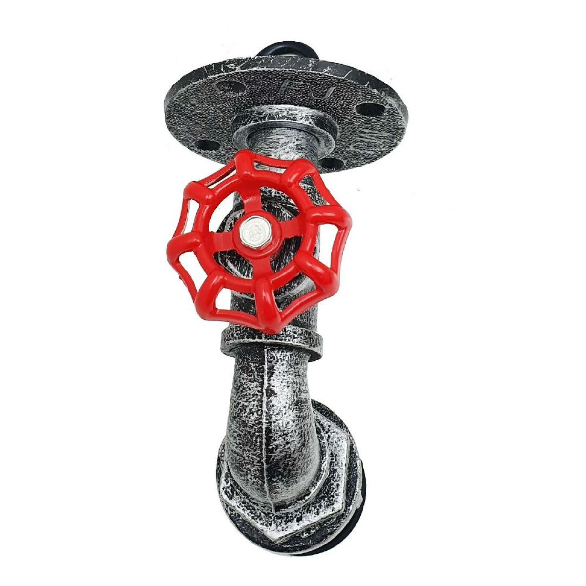 Brushed Silver Industrial Water Pipe Wall Light E27~2883