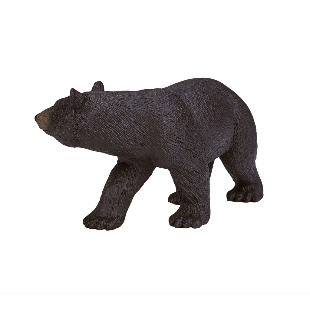 American Black Bear Figurine  Realistic Wildlife Model