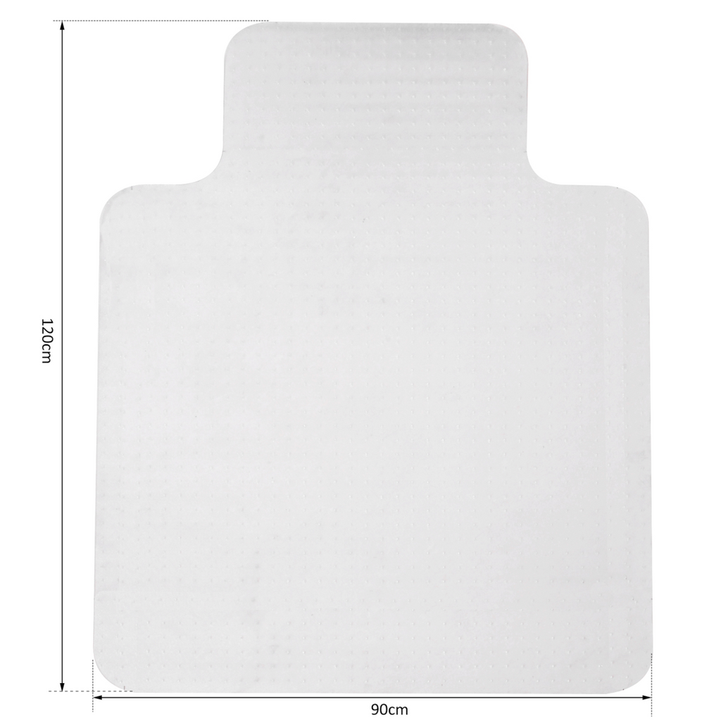 Office Carpet Protector Chair Mat Spike Non Slip Chairmat Frosted HOMCOM