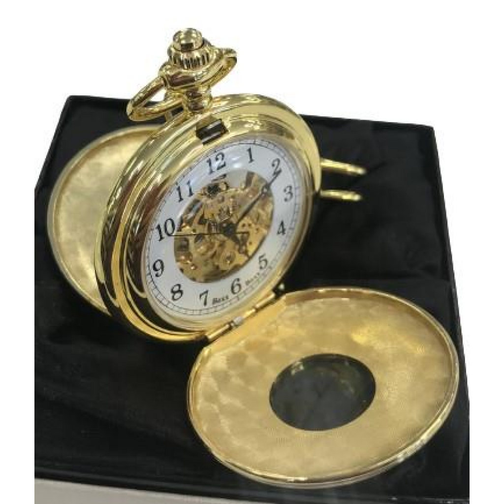 Boxx Double Hunter Gilt Pocket Watches M5103.02