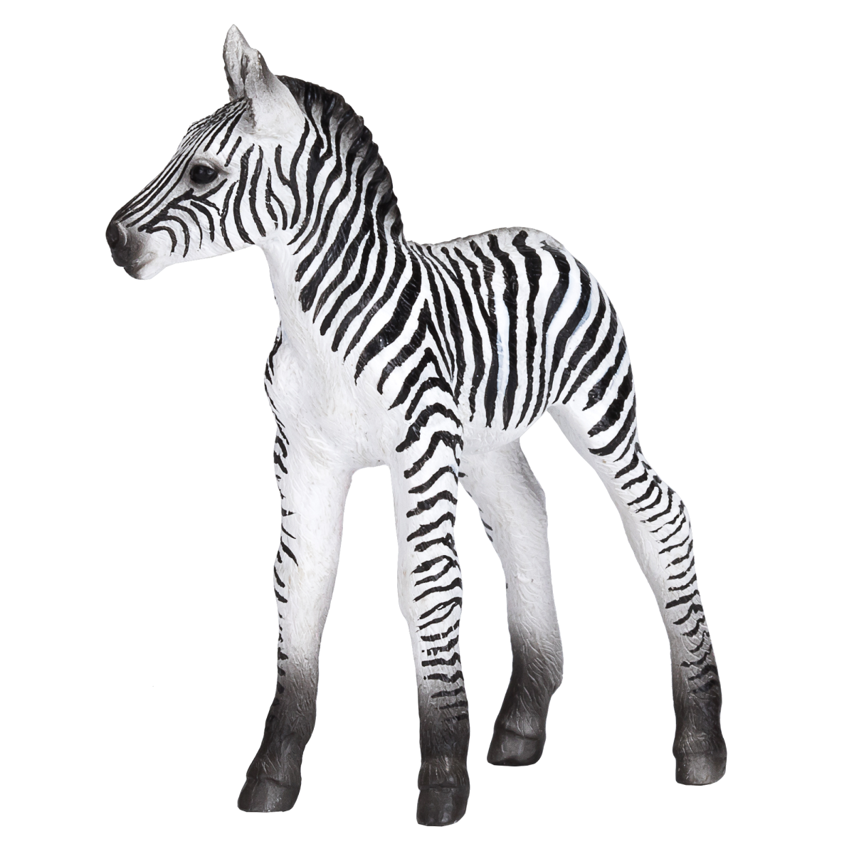 Zebra Foal Toy  Realistic African Wildlife Model