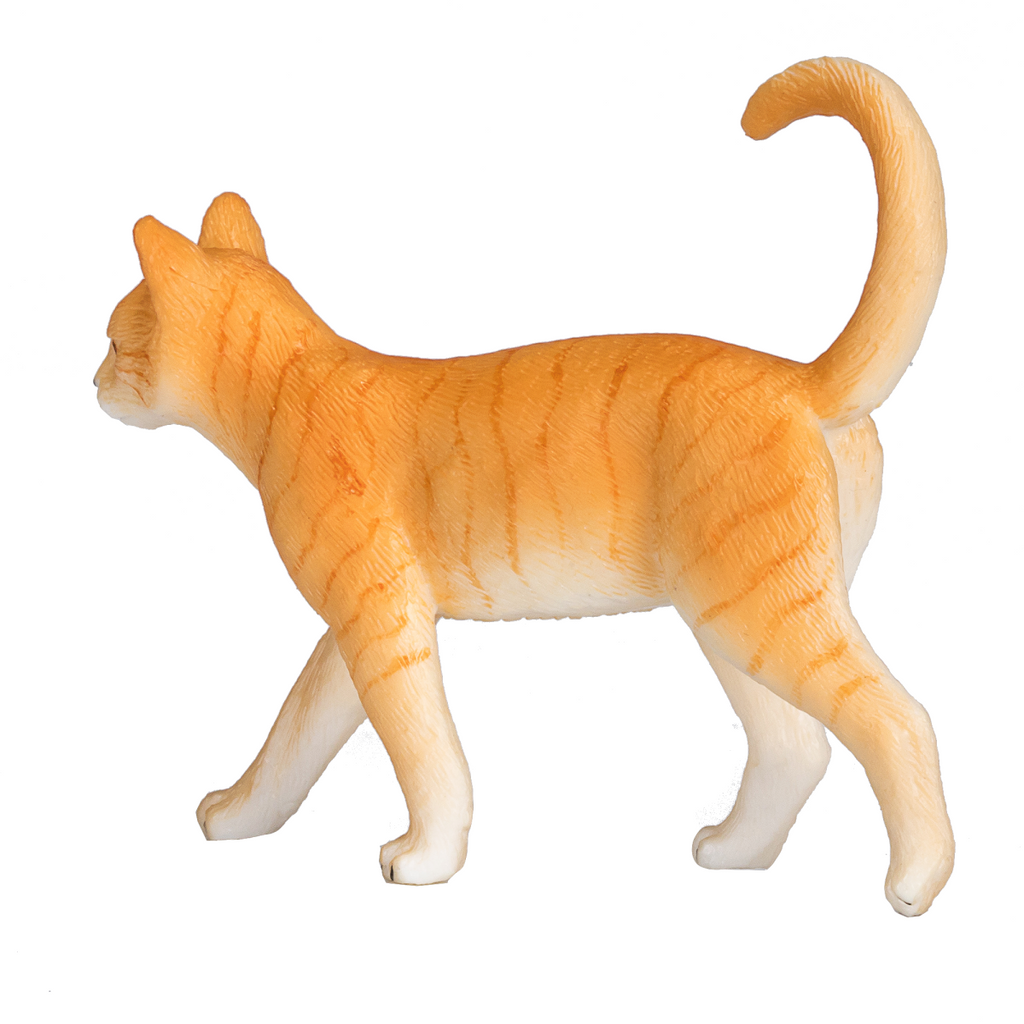 Ginger Tabby Cat Toy  Realistic Pet Figurine