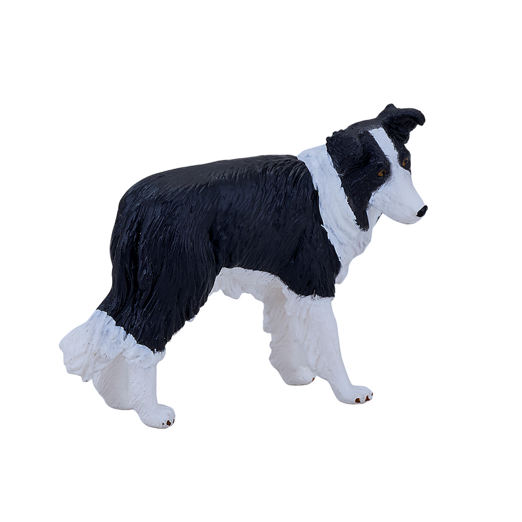 Border Collie Dog Toy  Realistic Pet Figurine
