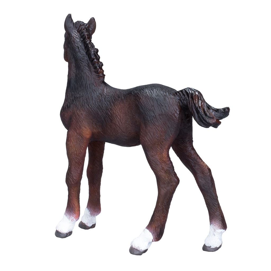 Hanoverian Foal Bay Toy  Realistic Equestrian Figurine