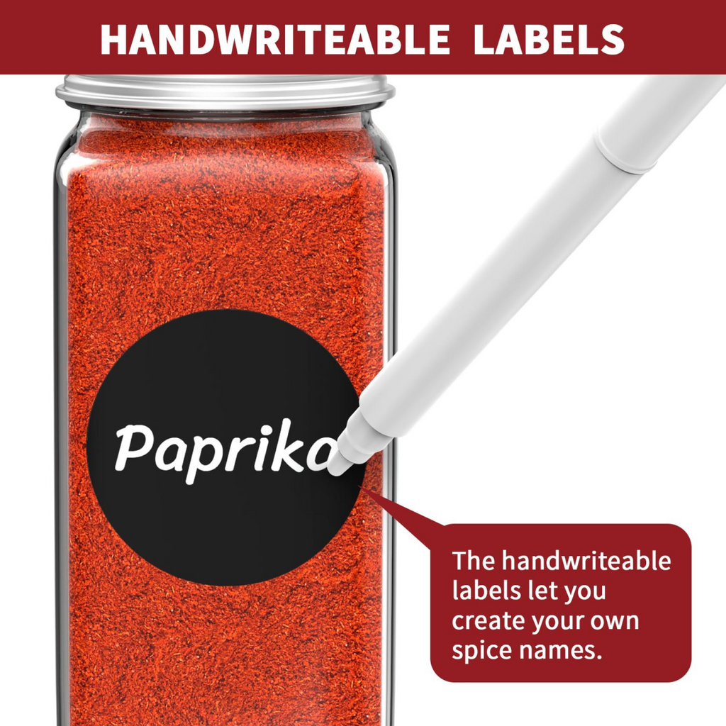 Vinsani Spice Jars With Lids