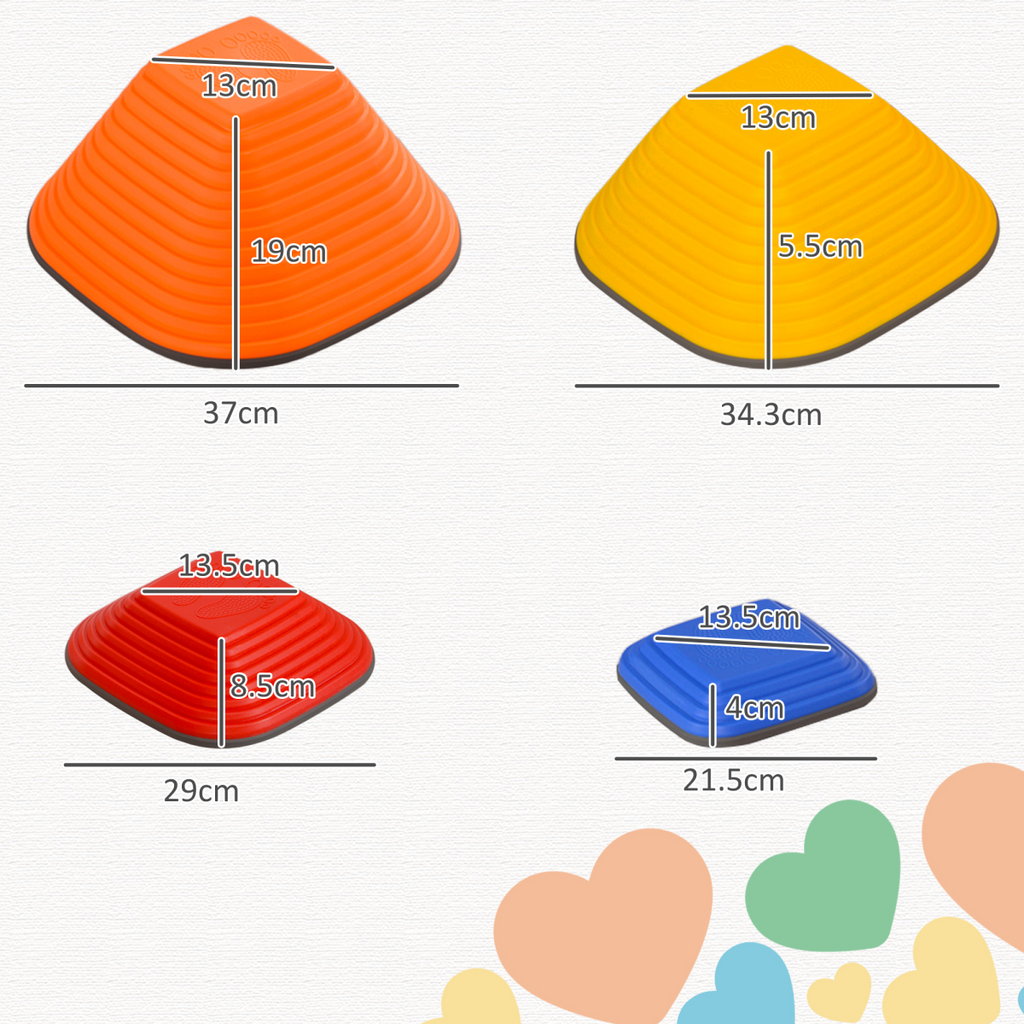 AIYAPLAY Balance Stepping Stones for Kids Indoor Outdoor Sensory Toy