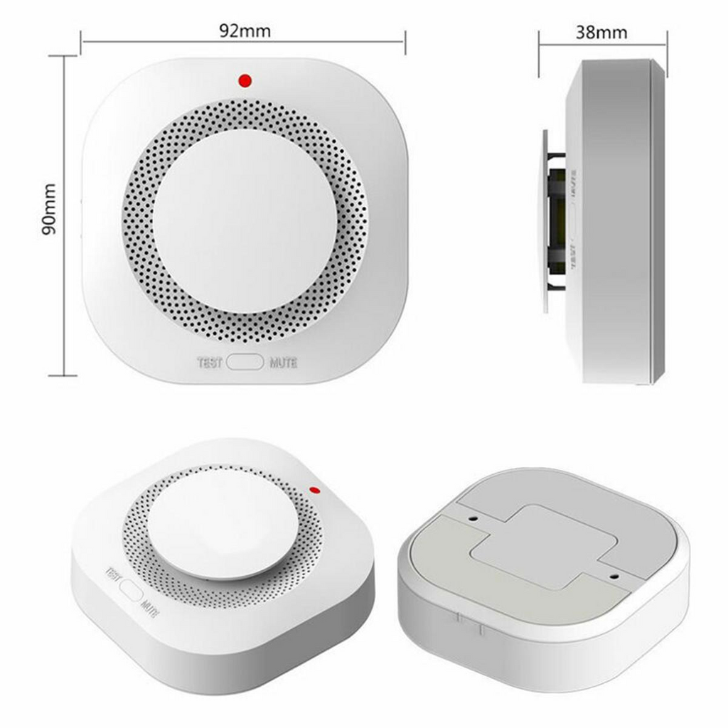 (2 Pack)Smoke Alarm Fire Protection Home Security System Smoke Alarm
