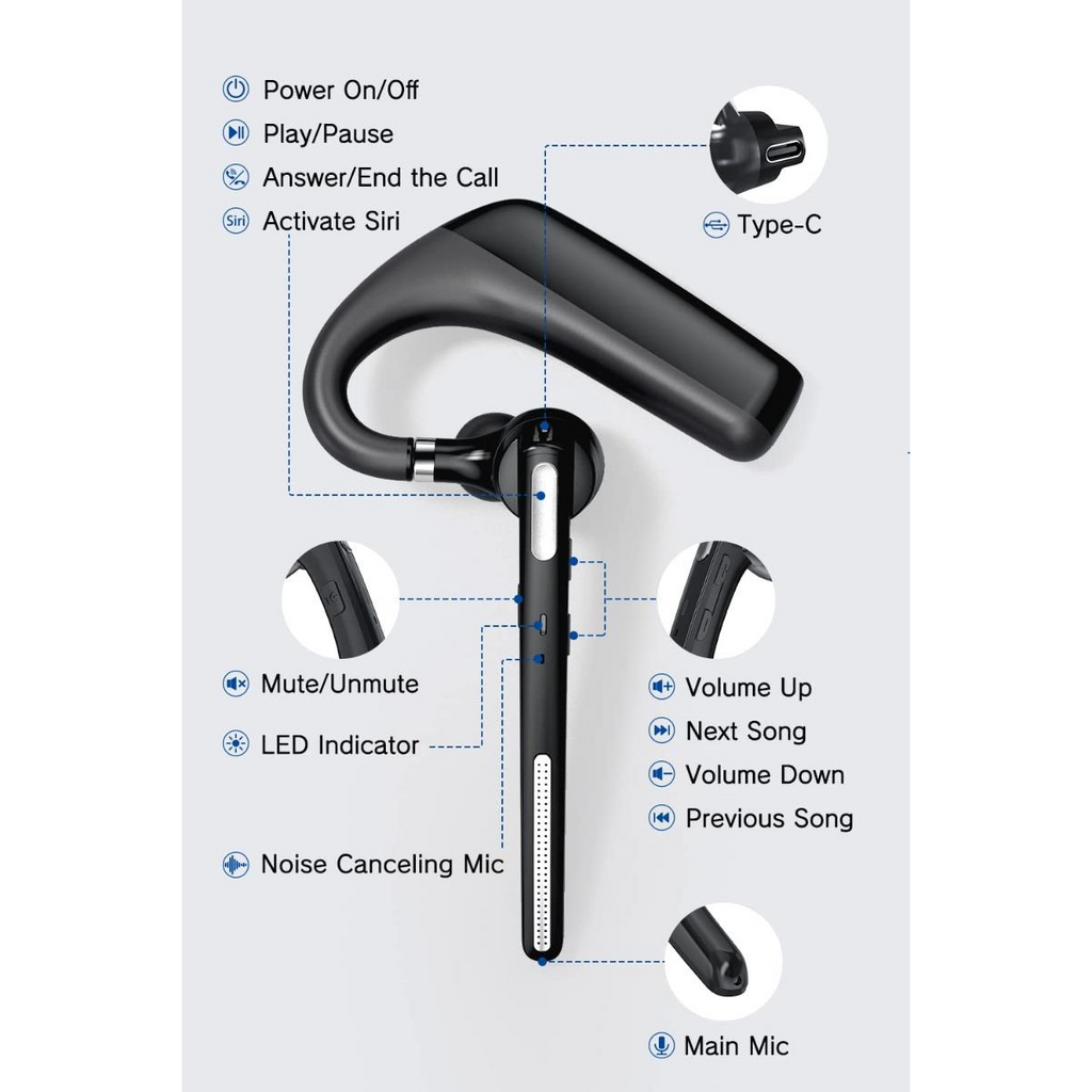 WYE ProVoice One-Ear Business Headset