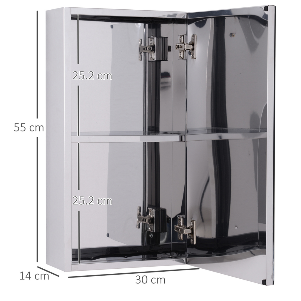 Wall-mounted mirror cabinet: contemporary design