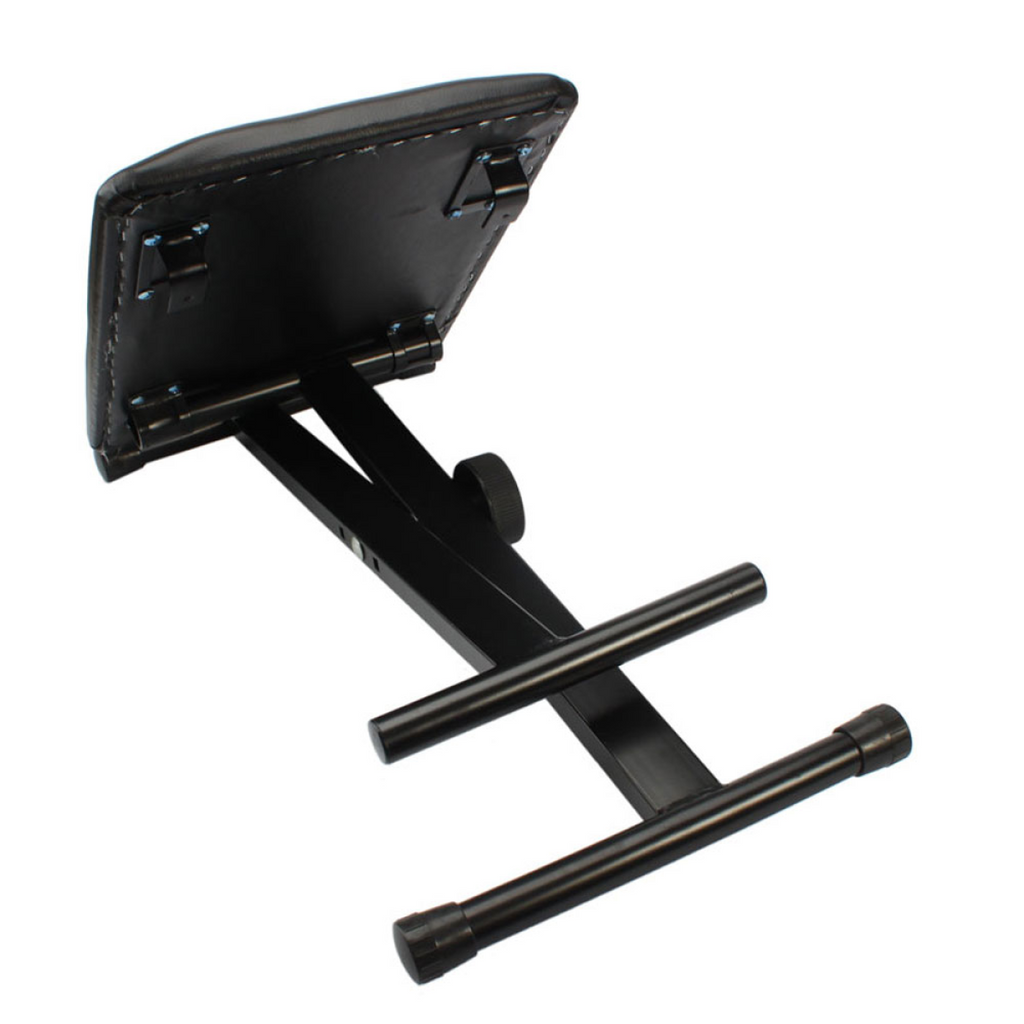 【Replace 53441860】 Adjustable Folding Piano Bench Stool Seat Black